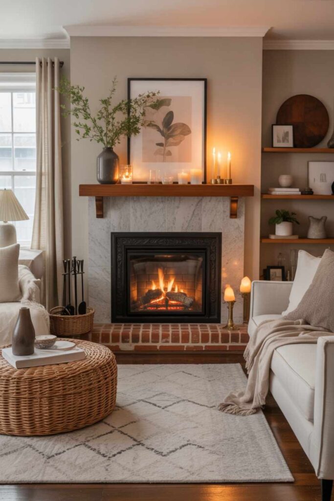 Cozy Fireplace and Focal Points