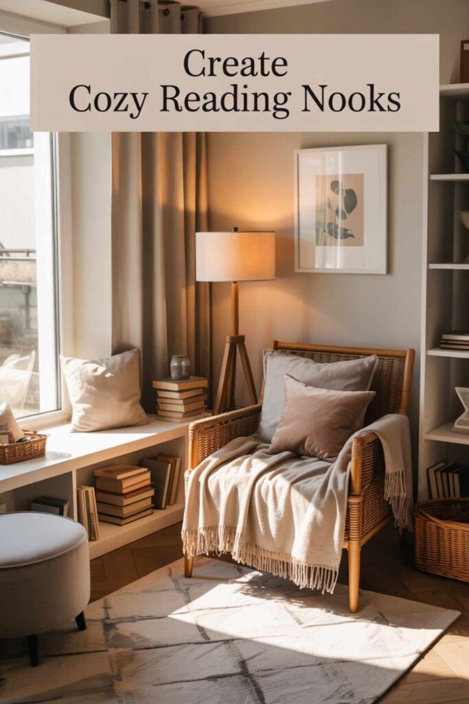 Create Cozy Reading Nooks