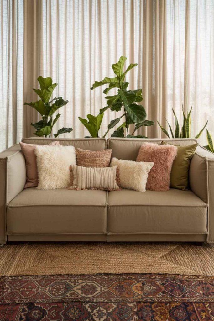 Layer Rugs for Added Texture