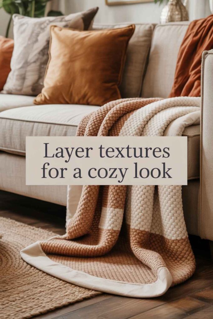 Layer Textures for a Cozy Look