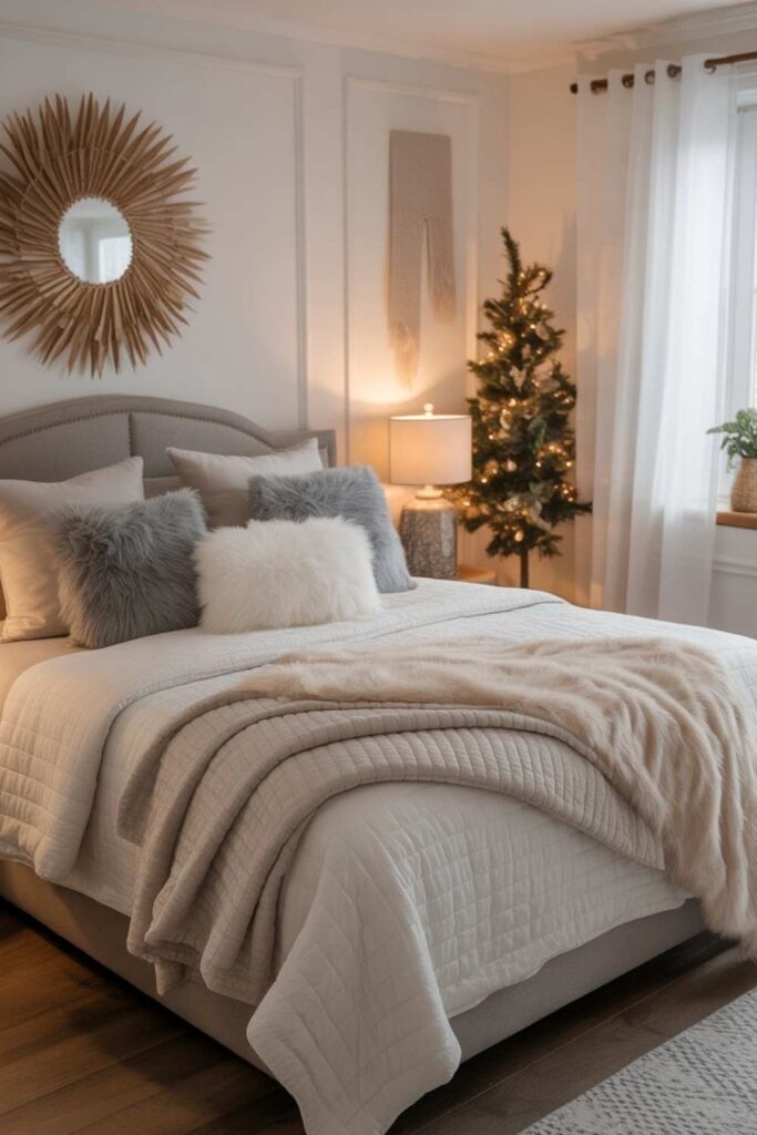 Layered Bedding and Bedroom Decor