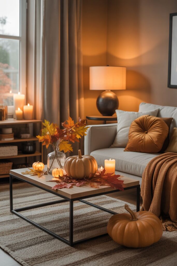 Living Room: Cozy Up with Warm Accents
