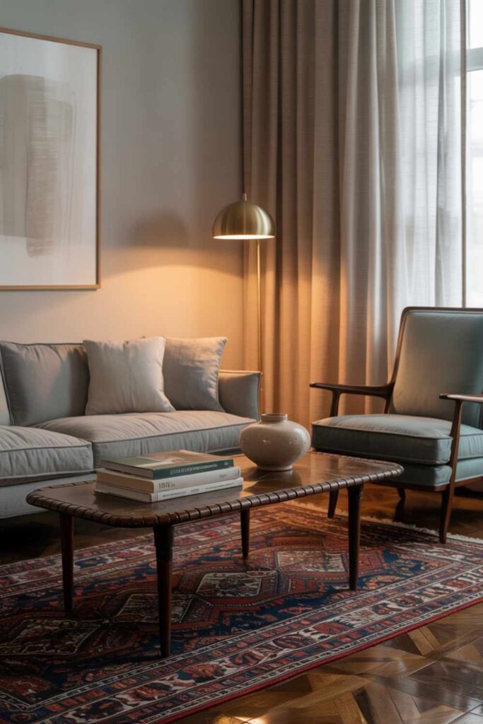 Mix Modern and Vintage Furniture