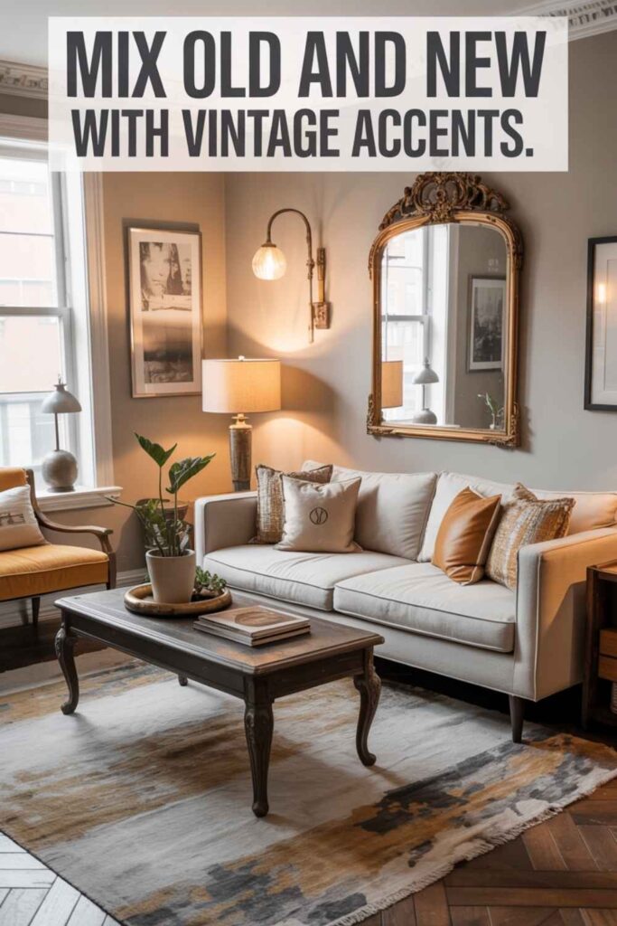 Mix Old and New with Vintage Accents