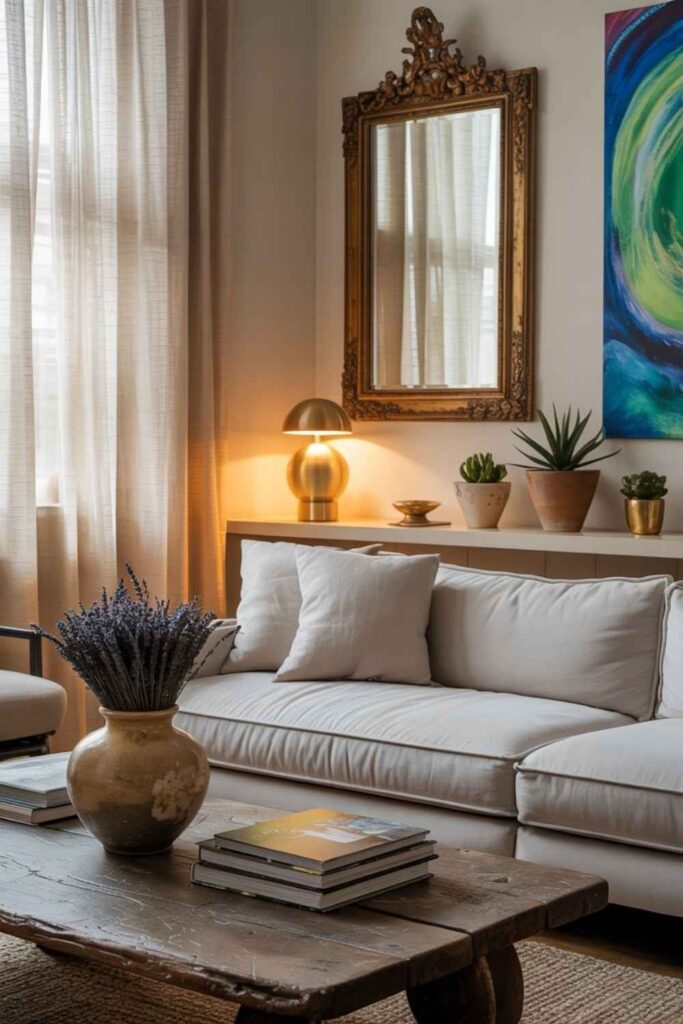 Mix Vintage and Modern Pieces