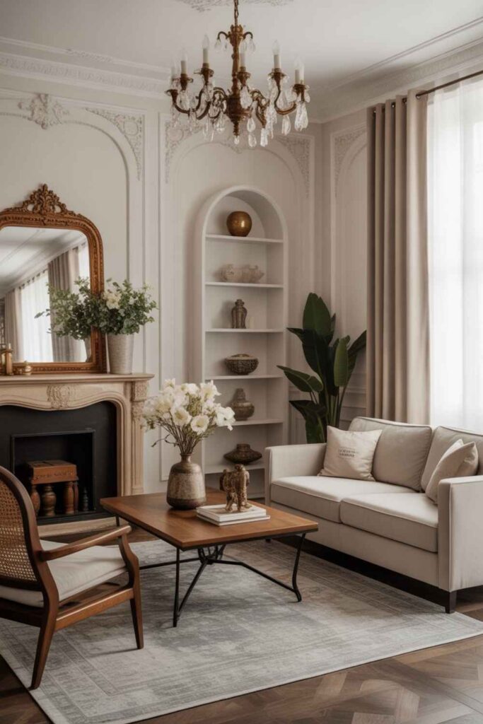Mixing Antique Decor with Modern Interiors