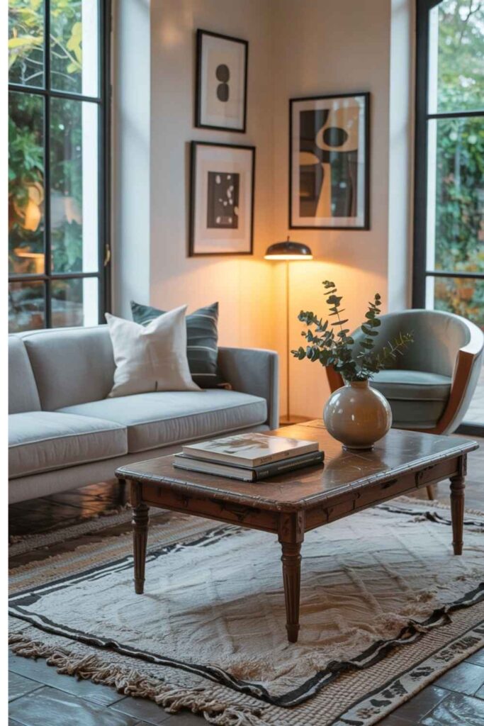 Mixing Vintage & Modern Furniture for Balance