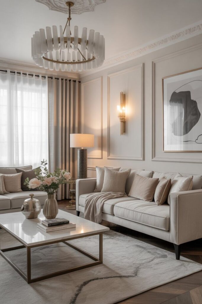 Modern Chic Living Room Aesthetic
