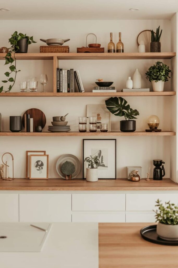 Open Shelving for Display