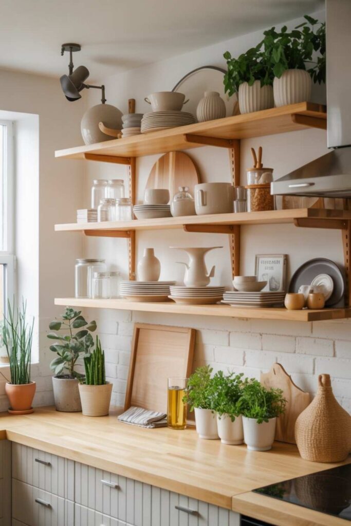 Open Shelving for Style and Storage
