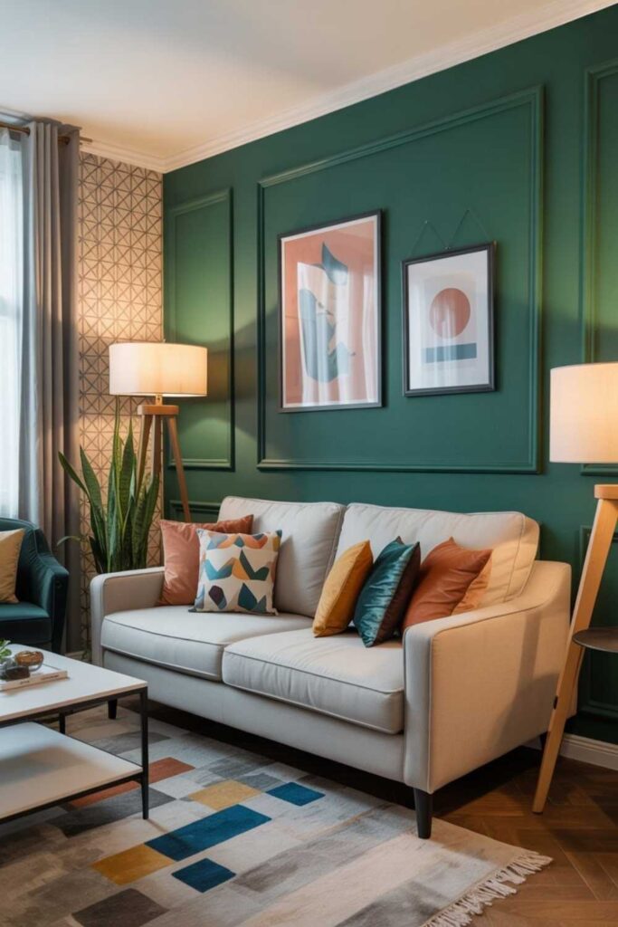 Play with Bold Colors and Accent Walls