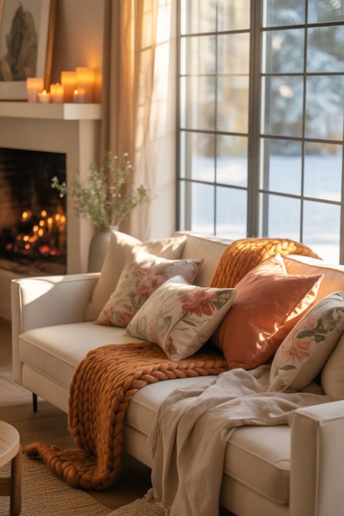 Seasonal Aesthetic Living Room Decor