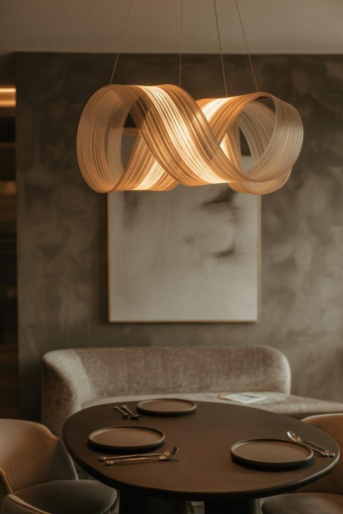 Statement Lighting as a Centerpiece