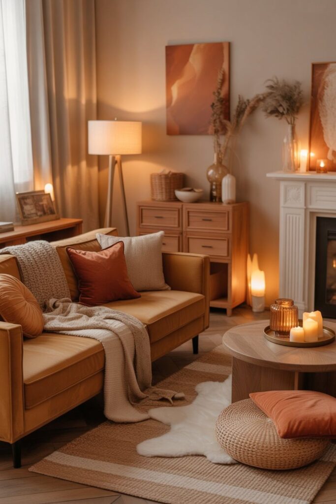 10 Cozy Living Room Warm Colors That Will Instantly Warm Up Your Home 4 Styling Ideas for a Cozy Living Room with Warm Colors