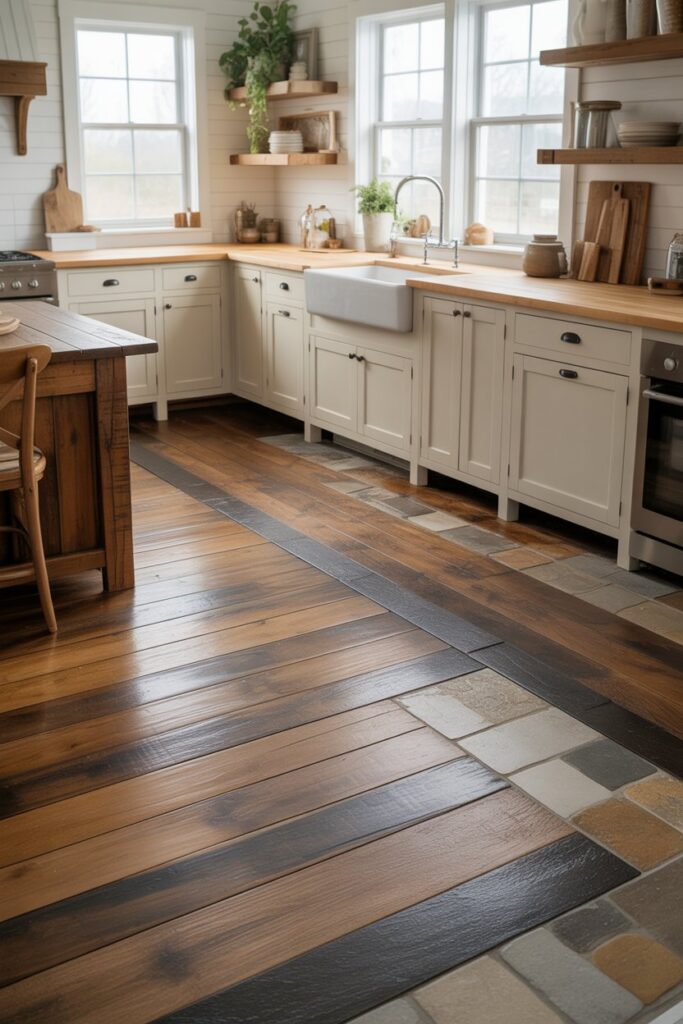 30+ Farmhouse Kitchen Ideas for a Warm, Timeless Home 6 Farmhouse Flooring Choices