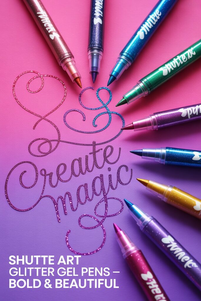 Sparkle & Shine The Best Glitter Pens That Make Every Stroke Magical ✨ 4 Shuttle Art Glitter Gel Pens – Bold & Beautiful