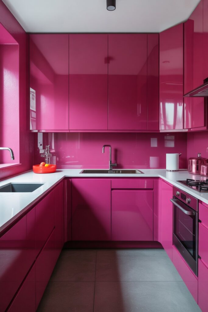 Pink Kitchen Ideas Transform Your Space with Charming Blush Tones 4 Bold and Bright Fuchsia Kitchens
