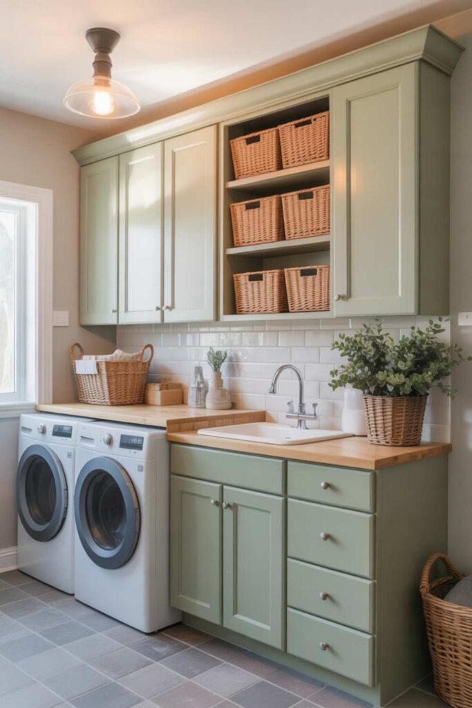 Budget-Friendly Laundry Room Cabinet Makeovers