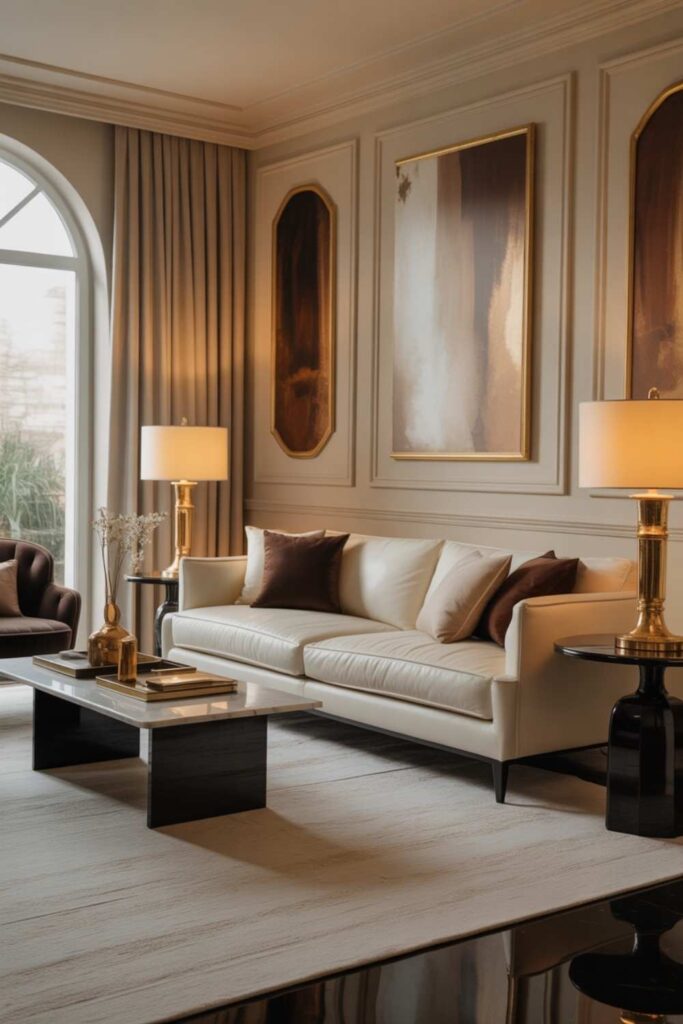 Living Room Color Palette Ideas to Transform Your Space with Style 8 Cream and Chocolate for Understated Luxury