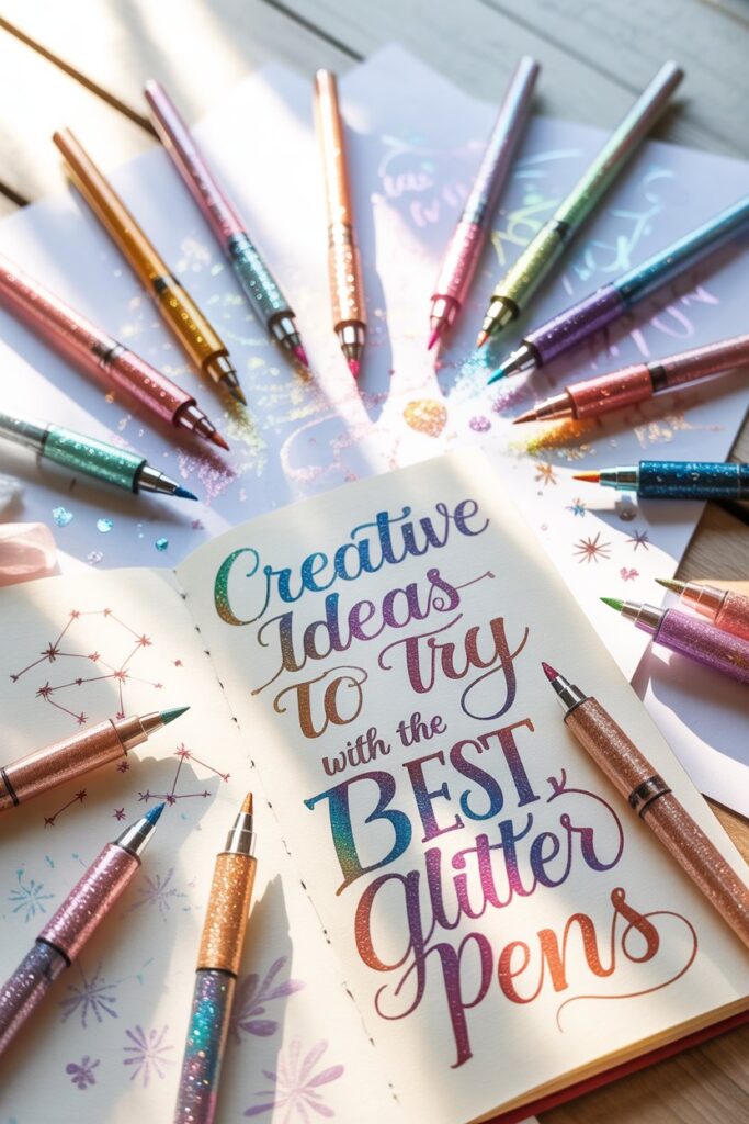 Sparkle & Shine The Best Glitter Pens That Make Every Stroke Magical ✨ 6 Creative Ideas to Try with the Best Glitter Pens