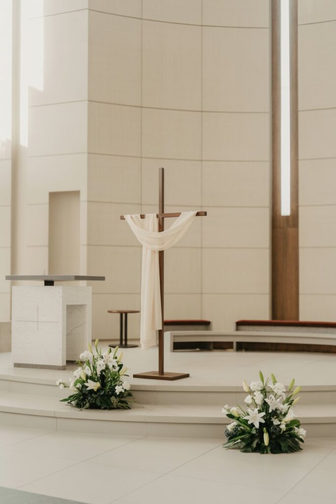 Easter Decorations for the Church Inspiring Ideas to Celebrate Faith and Renewal 3 Modern and Minimalist Easter Church Designs