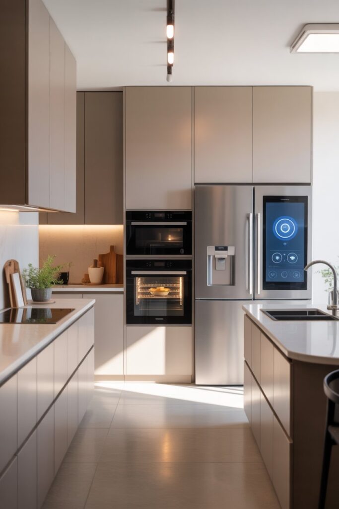 Modern Kitchen Design Stylish Ideas for a Functional and Elegant Space 4 Smart Appliances and Technology Integration