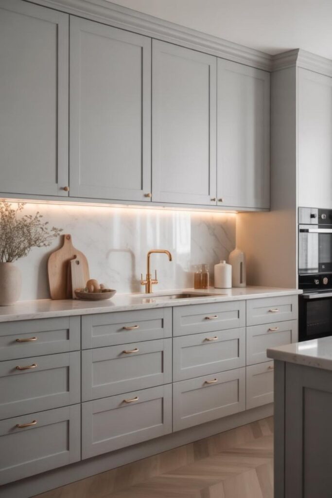 Kitchen Cabinet Color Ideas Transform Your Space with Stunning Shades 3 Soft Gray Elegance