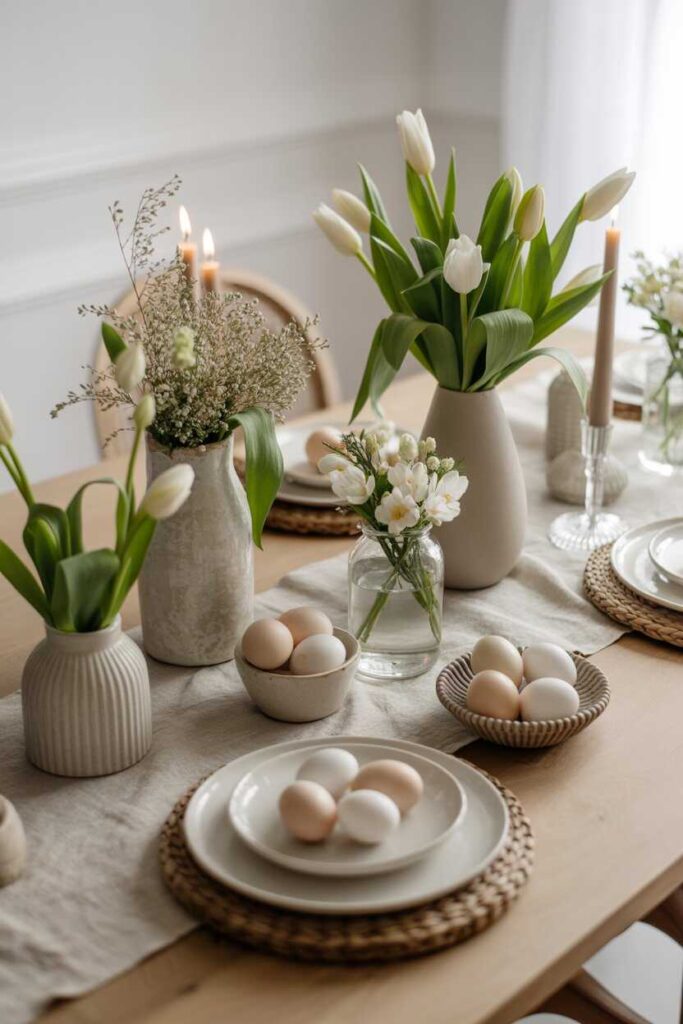 Neutral Easter Decor Ideas Minimalist Elegance for a Calm and Timeless Easter 5 Subtle Easter Centerpieces