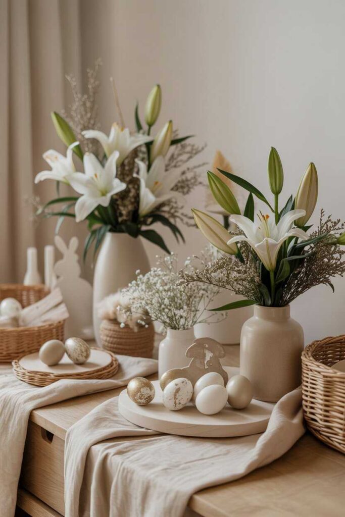 Neutral Easter Decor Ideas Minimalist Elegance for a Calm and Timeless Easter 2 The Beauty of Neutral Easter Decor