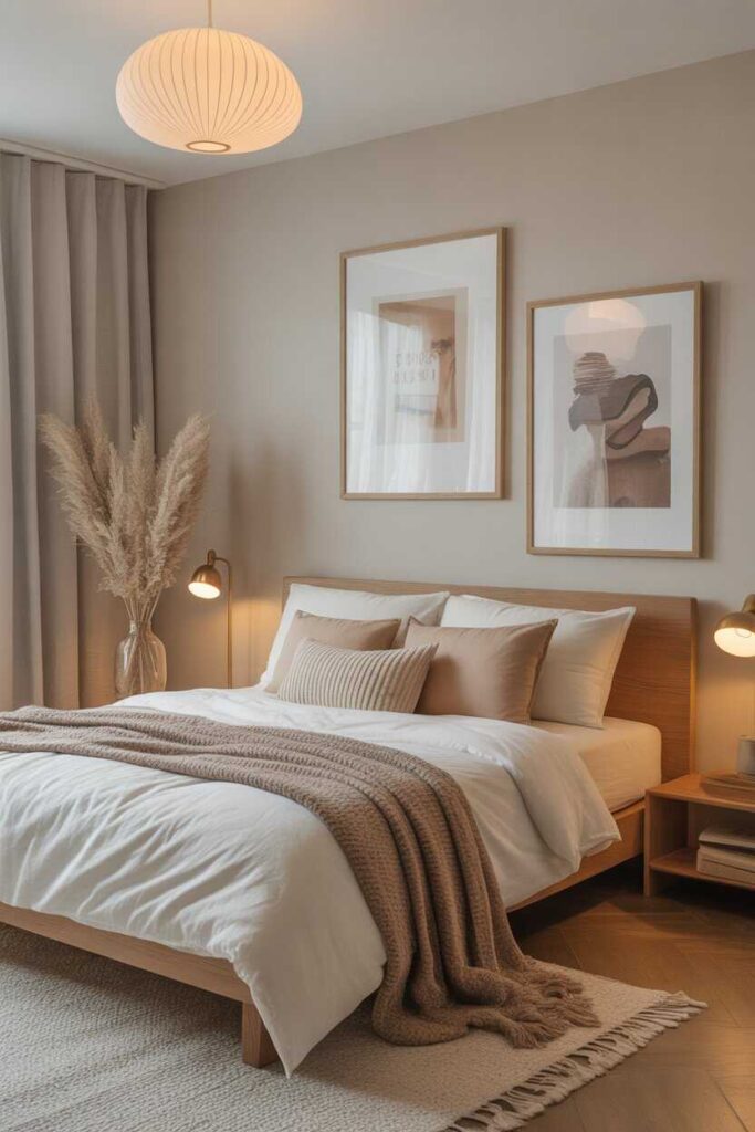 Modern & Budget-Friendly Ideas for How to Decorate a Bedroom Stylish Inspiration for a Dreamy Space 6 Add Art That Reflects Your Personality