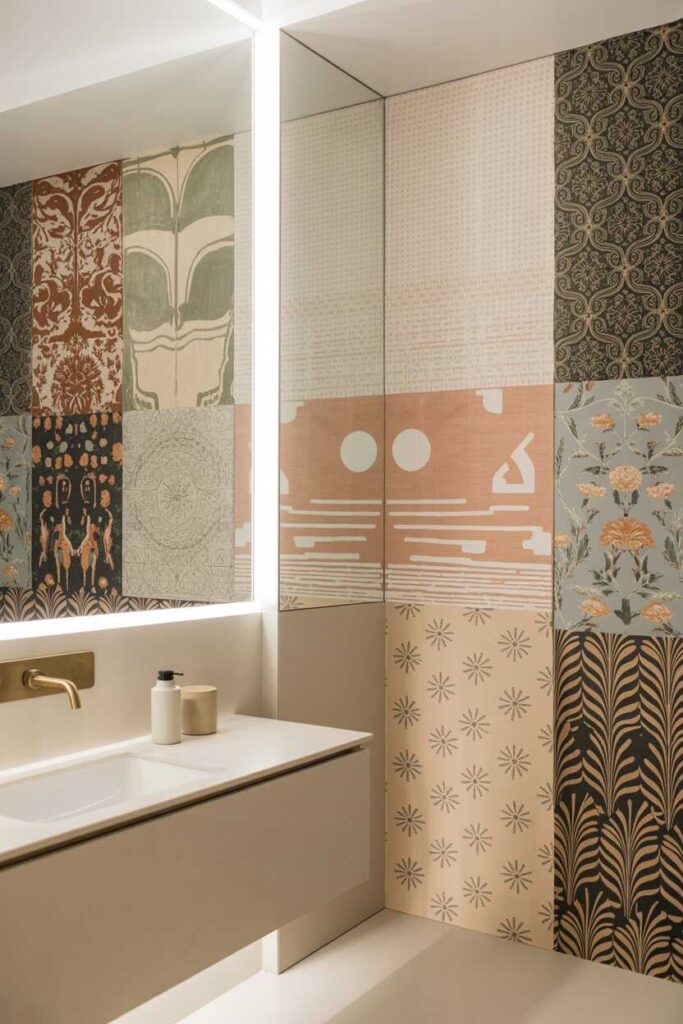 Bathroom Wallpaper Ideas Modern, Budget-Friendly & Unique Inspirations 3 bathroom wallpaper ideas for every style 1