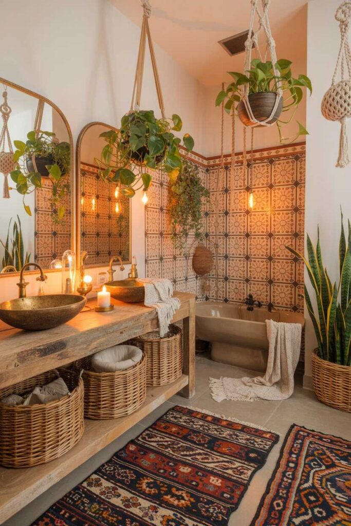 Boho Bathroom Ideas Transform Your Space into a Relaxing Bohemian Oasis 3 Best Boho Bathroom Ideas to Try