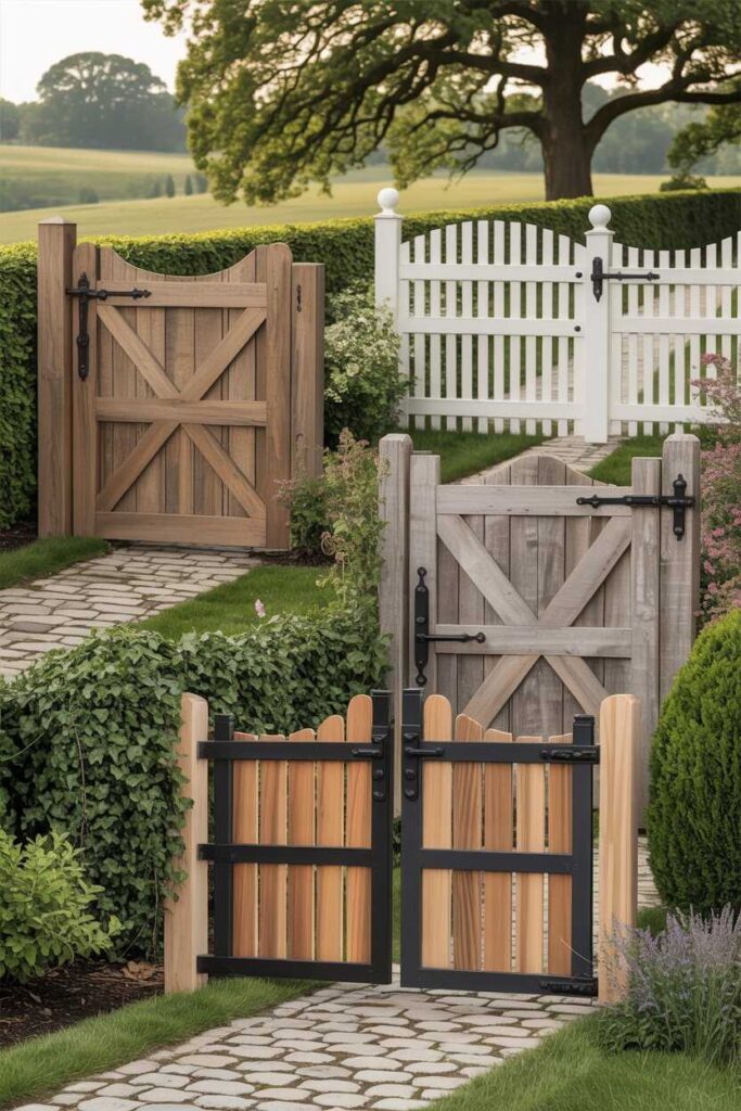 Farmhouse Gate Ideas Rustic Charm for Modern & Traditional Homes 3 Best Farmhouse Gate Ideas for Main Entrance