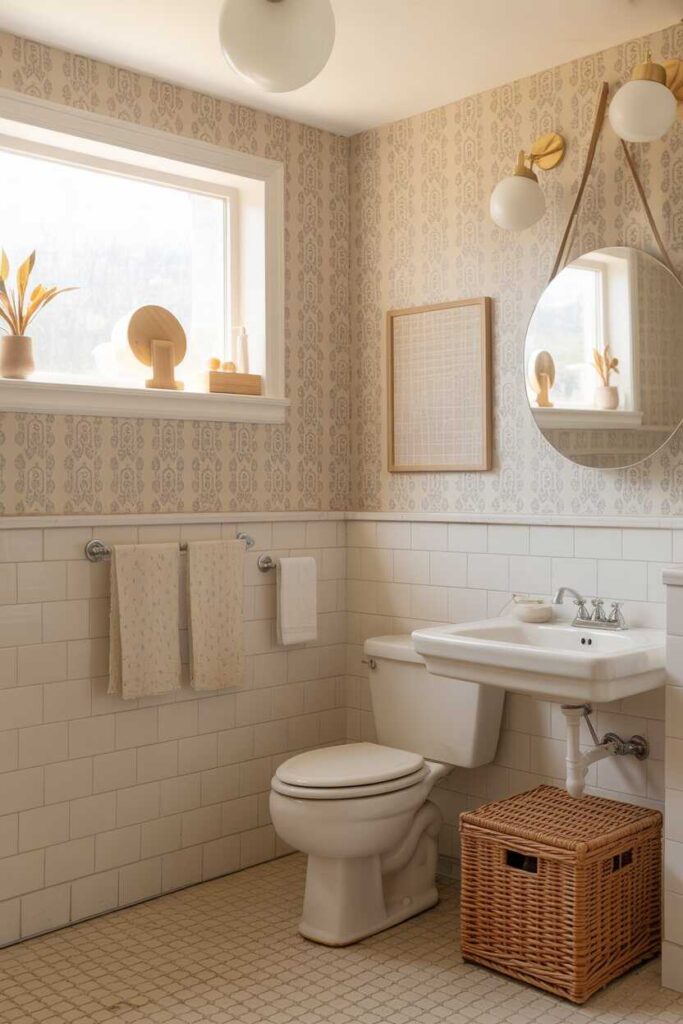 Bathroom Wallpaper Ideas Modern, Budget-Friendly & Unique Inspirations 5 Budget-Friendly Bathroom Wallpaper Ideas