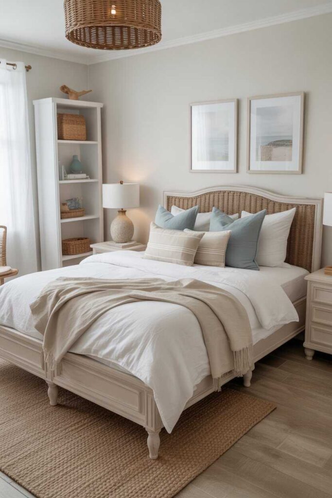 25+ Modern Coastal Bedroom Ideas for a Calm, Breezy, and Beautiful Home Retreat 7 Budget-Friendly Modern Coastal Bedroom Ideas