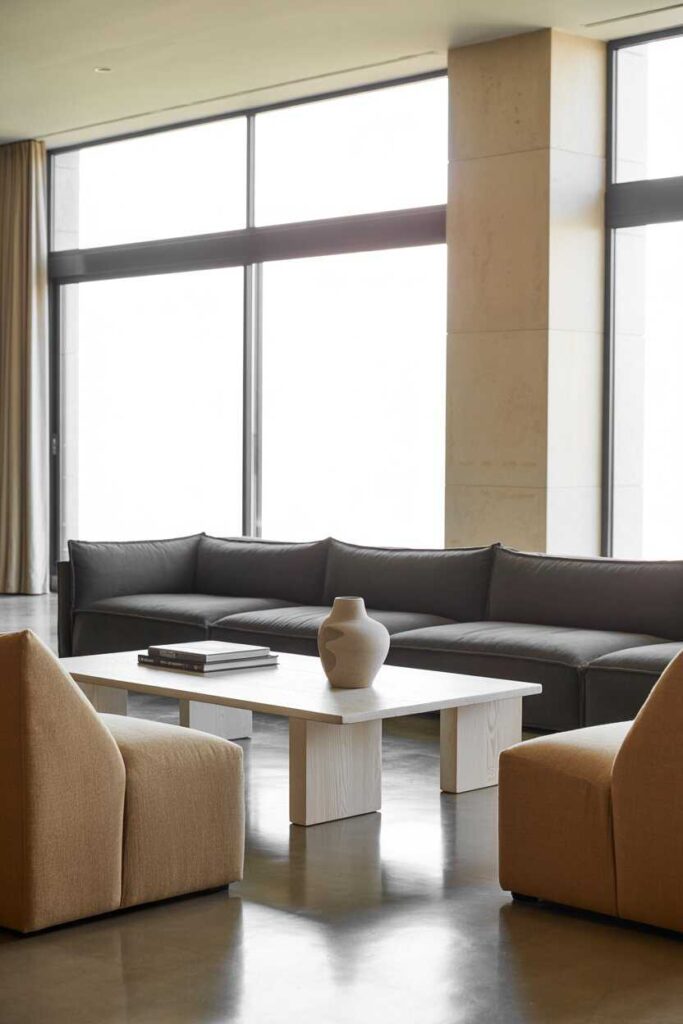 35+ Patio Furniture Ideas to Transform Your Outdoor Space Modern, Budget-Friendly & Aesthetic Inspiration 3 Choose Low-Profile Furniture for a Contemporary Aesthetic