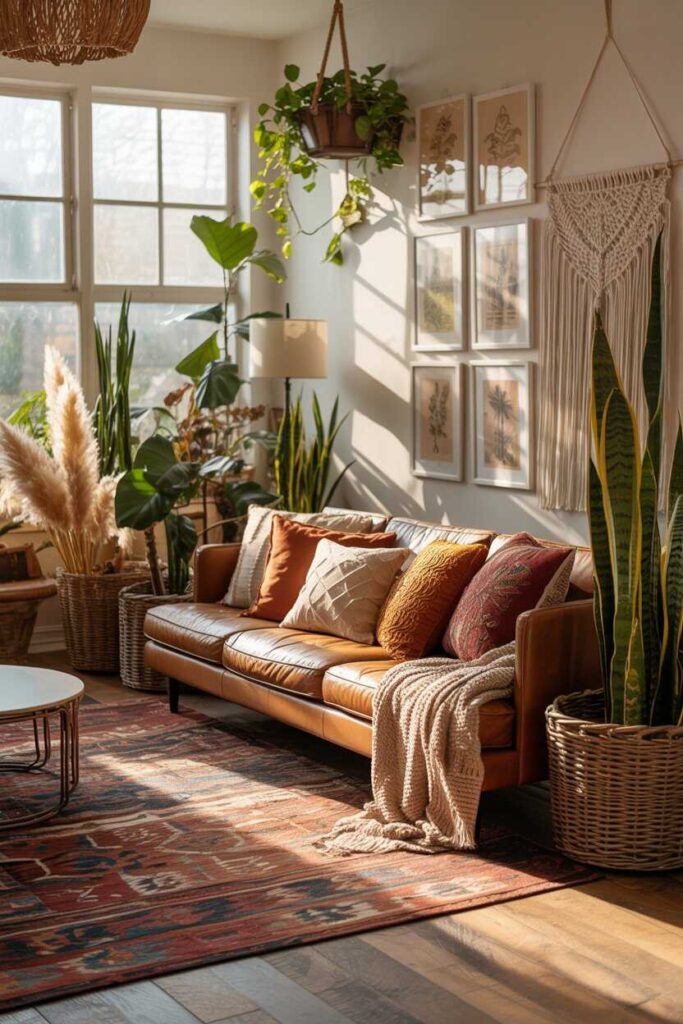 Modern Boho Living Room Ideas Unique, Budget-Friendly Inspirations 3 Choosing the Perfect Color Palette for a Boho Living Room