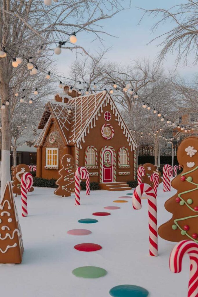 Whimsical Outdoor Gingerbread House Decorations: Unique Ideas & Festive Inspiration for a Magical Holiday Home 2 Creating a Gingerbread Wonderland: How to Build the Perfect Outdoor Theme