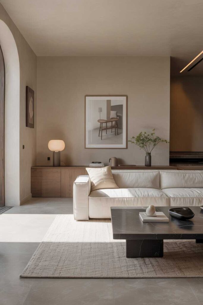 35+ Aesthetic Dorm Room Inspo Ideas to Transform Your Space on a Budget 3 Design a Modern Minimalist Layout for a Clean and Calm Atmosphere