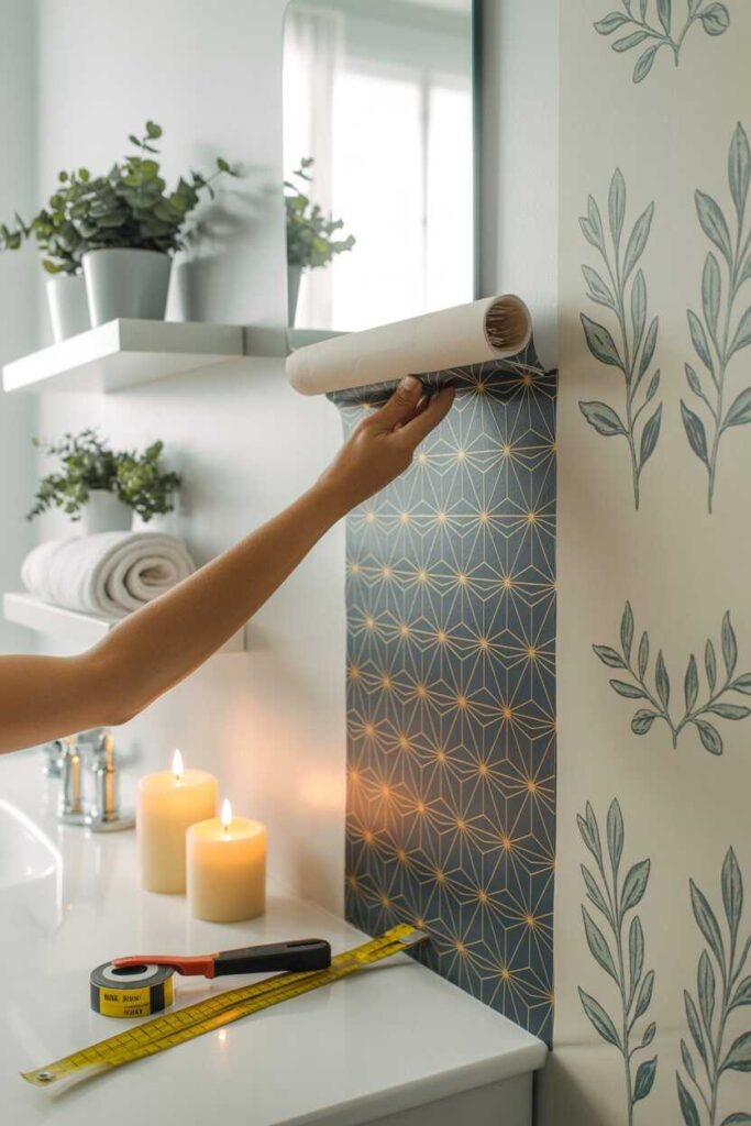 Modern Bathroom Wallpaper Ideas Transform Your Space with Stunning, Budget-Friendly Inspiration 6 DIY Bathroom Wallpaper Tips for Pinterest-Worthy Results