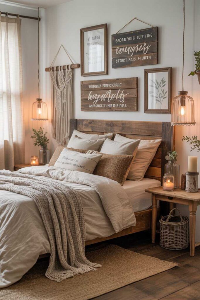 25+ Cozy Farmhouse Bedroom Ideas to Create a Warm and Inviting Retreat 6 DIY Decor Ideas for a Personalized Touch