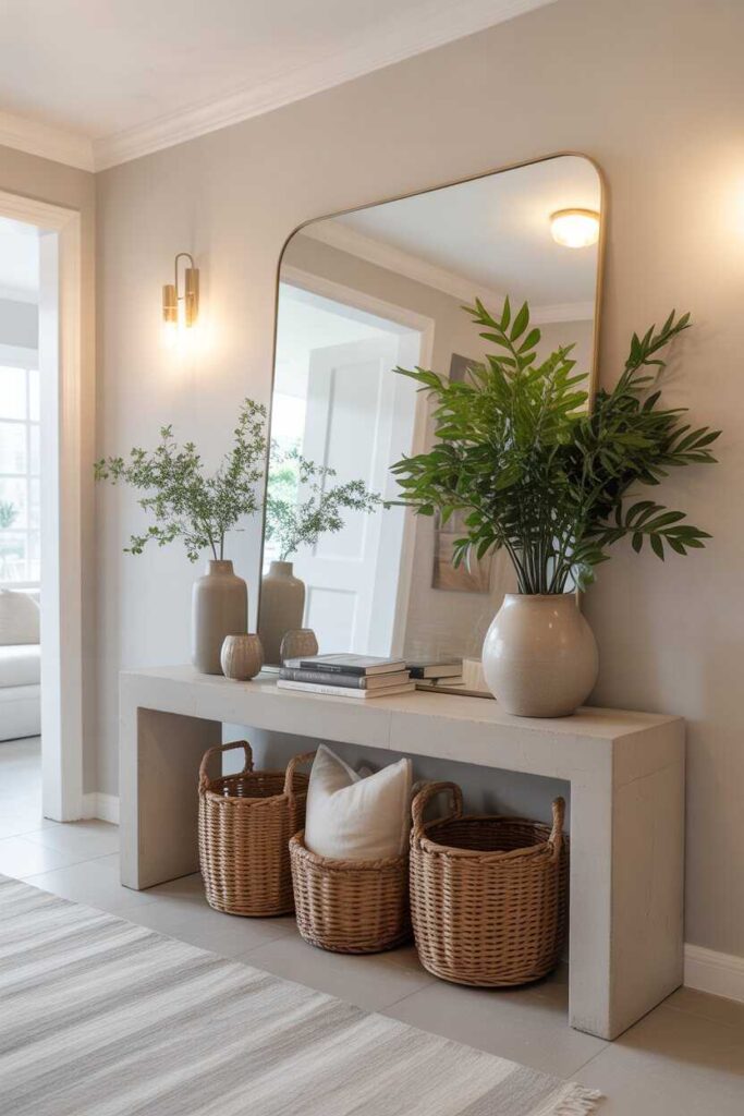 35+ Modern & Budget-Friendly Entry Way Ideas to Transform Your Home (Beautiful Inspiration for Every Style) 6 Entry Way Ideas Using Mirrors to Brighten and Expand Your Space