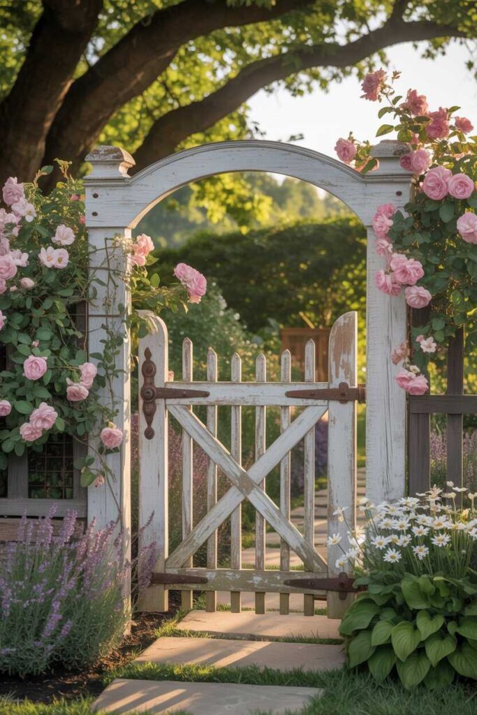 Farmhouse Gate Ideas Rustic Charm for Modern & Traditional Homes 5 Farmhouse Gate Ideas for Gardens & Backyards