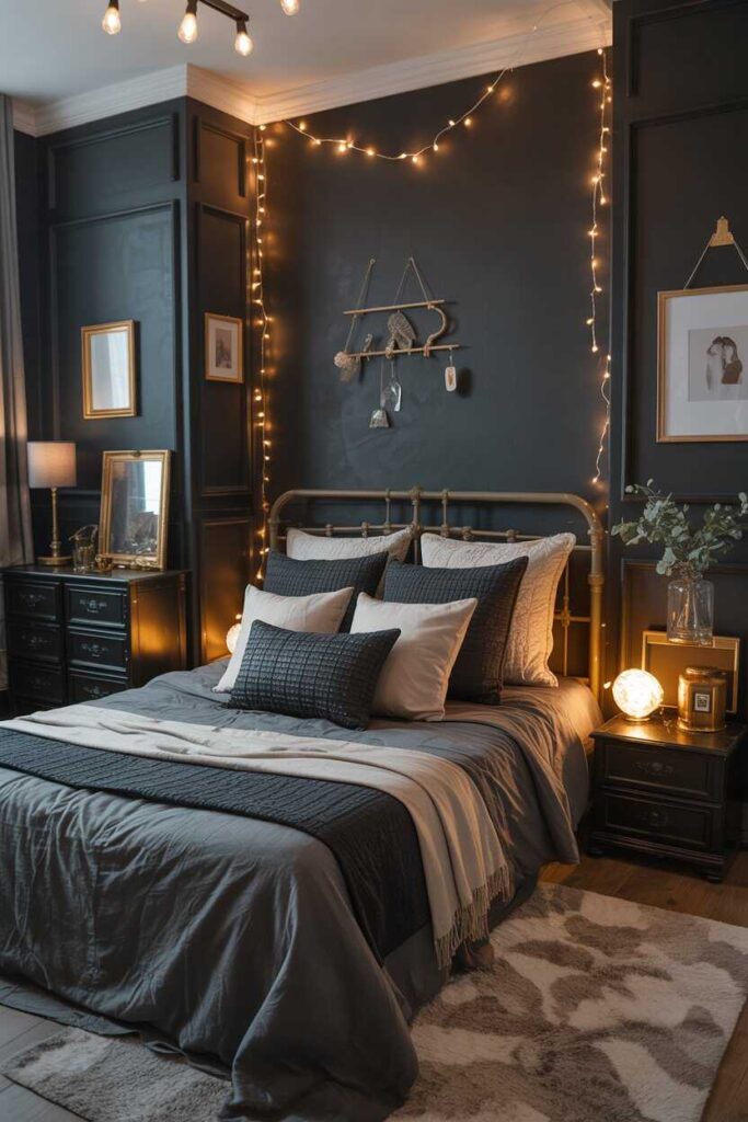 25+ Dark Feminine Bedroom Ideas for a Chic, Mysterious, and Luxurious Retrea 6 Final Touches Balance and Emotion