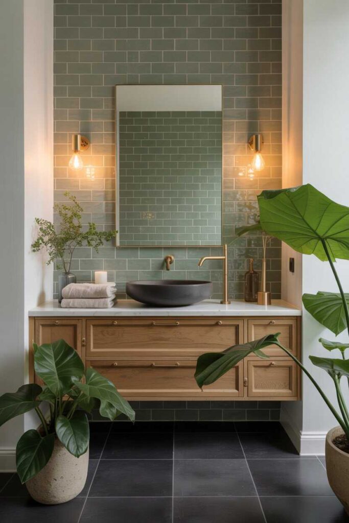 15+ Green Bathroom Ideas to Transform Your Space into a Fresh, Modern Oasis 5 How to Mix Green with Other Colors