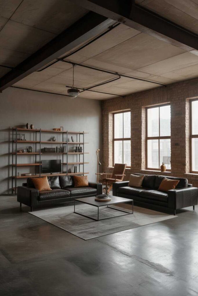 25+ Modern Living Room Designs That Transform Your Home Fresh Ideas & Stylish Inspiration for Every Space 4 Industrial Modern Living Room Design Raw, Edgy, and Stylish