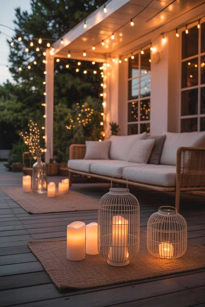 51+ Balcony Garden Ideas to Transform Your Outdoor Space Modern, Cozy, and Budget-Friendly Inspiration 3 Lighting That Creates Ambiance