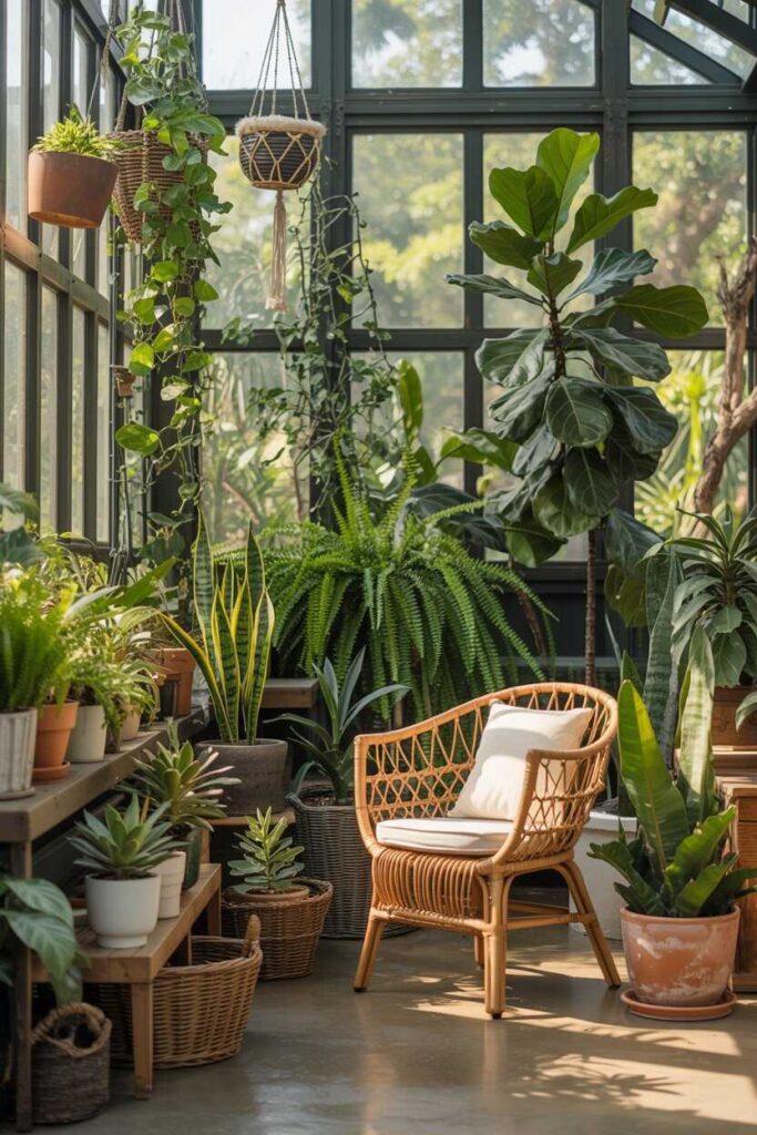 Gorgeous & Budget-Friendly Patio Decorating Ideas for Apartments Modern Inspiration for Small Outdoor Spaces 4 Lush Potted Plants for a Refreshing, Green Oasis