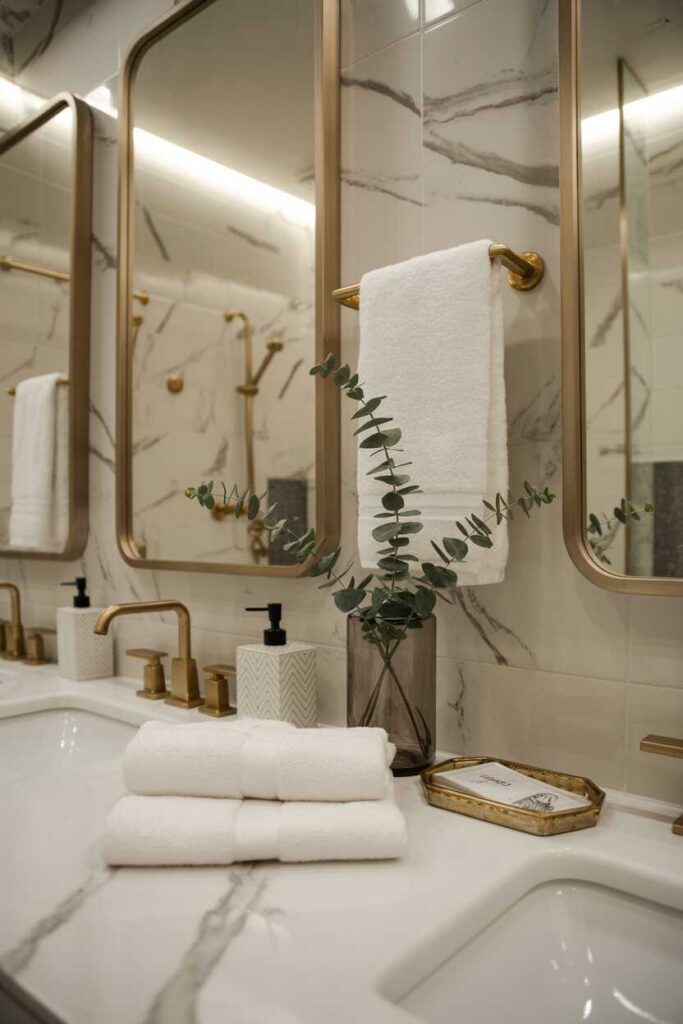 25 Stunning Bathroom Decor Ideas to Transform Your Space Modern, Budget-Friendly, and Unique Inspiration 4 Luxurious Touches on a Budget High-End Looks Without the Cost