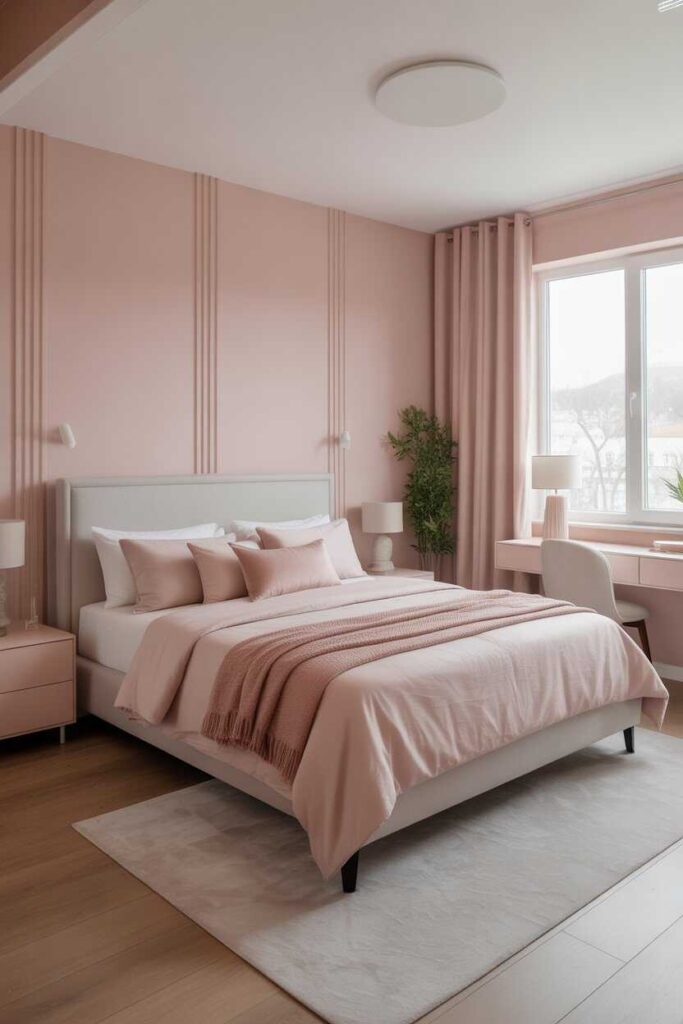 35+ Pink Bedroom Ideas for a Dreamy, Modern, and Aesthetic Space (Budget-Friendly Inspiration!) 3 Modern Pink Bedroom Inspiration for a Clean and Stylish Look